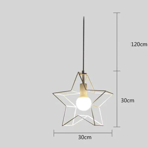 Nordic Creative Lovely Star Chandelier