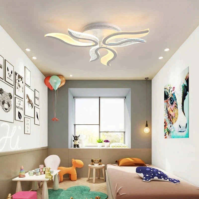 Modern New Acrylic Led ceiling Chandelier lights white color For Living Room Bedroom chandelier lighting lampadario led