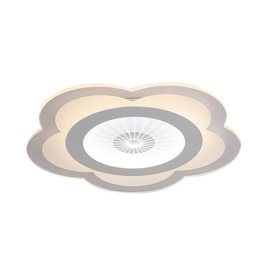 Kids Led Flower Ceiling Light For Study Room - Energy-Efficient And Eye-Caring