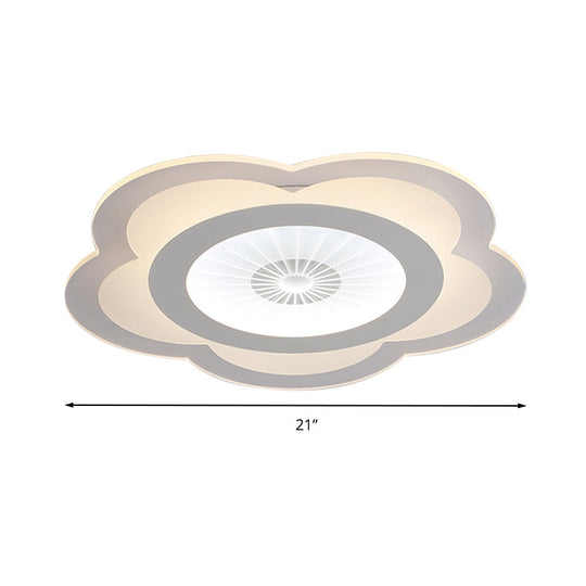 Kids LED Flower Ceiling Light for Study Room - Energy-Efficient and Eye-Caring