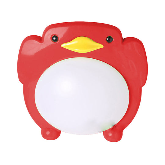 Penguin LED Flush Mount Ceiling Light for Kids' Bedroom - Cartoon Theme