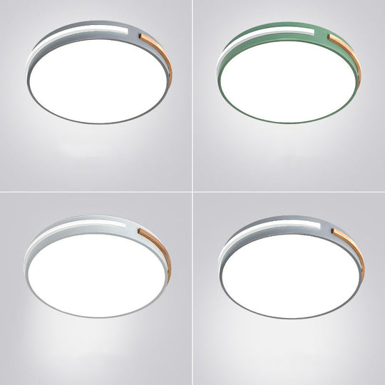 Modernist Acrylic Flush Mount LED Lamp for Bedroom Ceiling Lighting