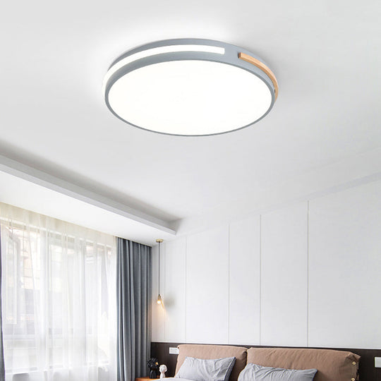 Modernist Acrylic Flush Mount LED Lamp for Bedroom Ceiling Lighting