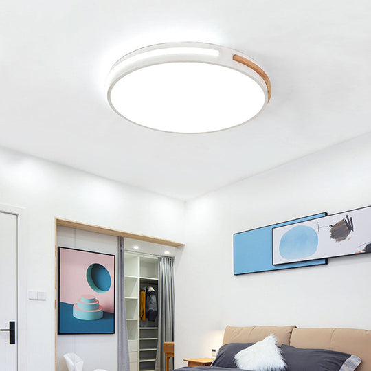 Modernist Acrylic Flush Mount LED Lamp for Bedroom Ceiling Lighting