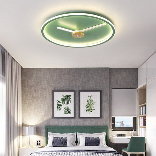 Acrylic LED Bedroom Flush Mount Lamp