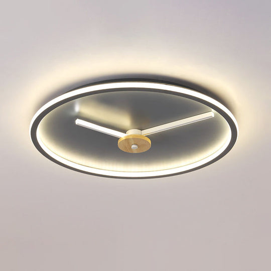 Acrylic LED Bedroom Flush Mount Lamp