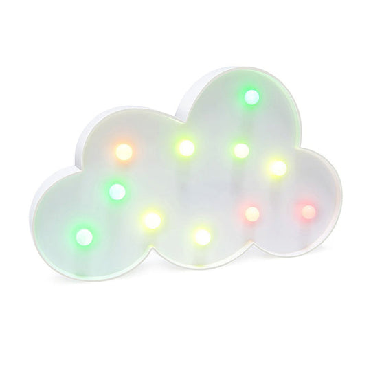 Contemporary Cloud Led Mini Night Lamp For Walls White