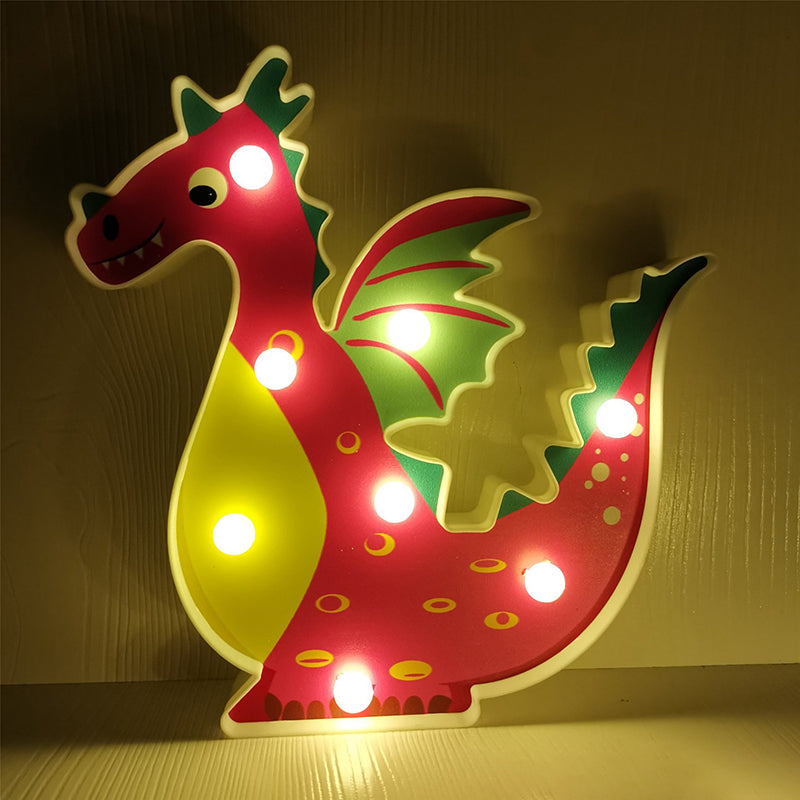 Led Animal Nightstand Lamp With Modern Design For Girls Bedroom Pink