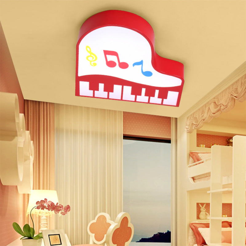 LED Cartoon Ceiling Light in Multiple Colors for Children's Room - Warm/White Light