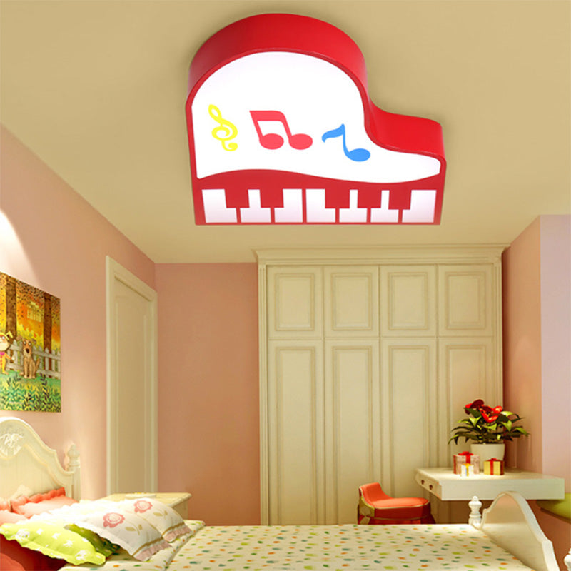 LED Cartoon Ceiling Light in Multiple Colors for Children's Room - Warm/White Light