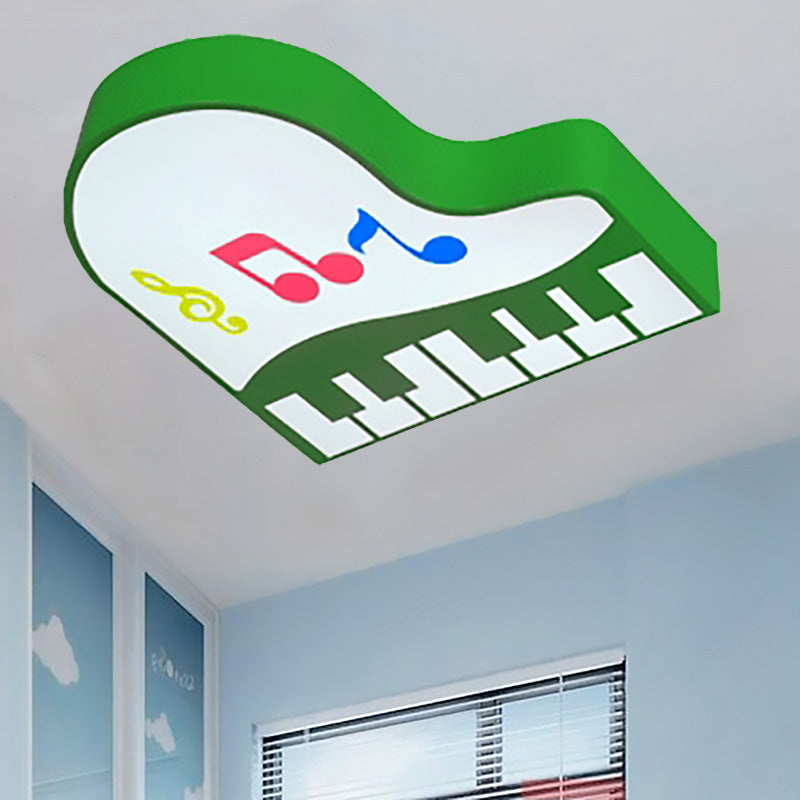 LED Cartoon Ceiling Light in Multiple Colors for Children's Room - Warm/White Light