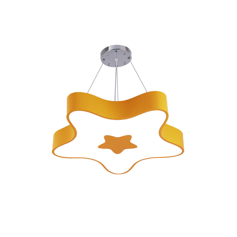 Colorful Star Chandelier Led Light For Kids With 3 Settings: Playful Yet Functional!