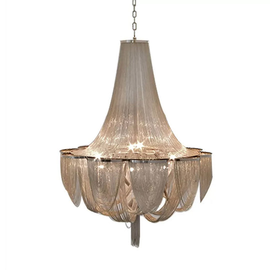 Modern Aluminum LED Chandelier Pendant Light Fixture for Living Room