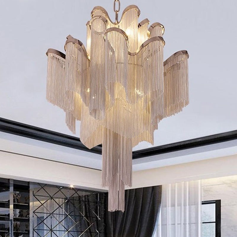 Nordic Led Aluminum Pendant Light Fixture For Living Room