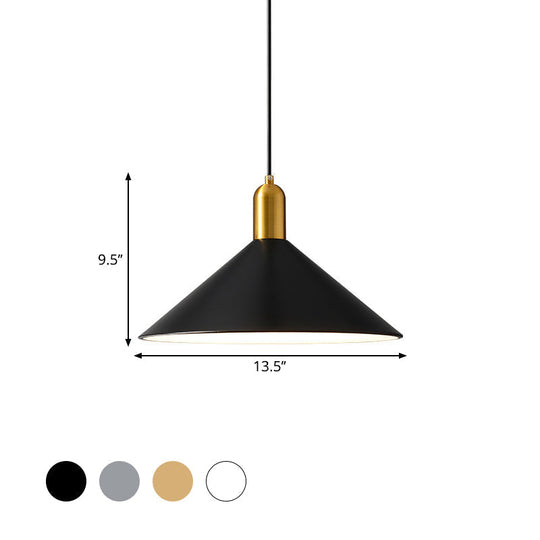 Industrial Metal Drop Lamp Pendant Light For Dining Rooms