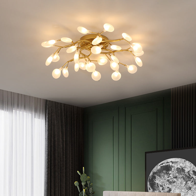 Contemporary Firefly Flush Mount Led Ceiling Light For Living Rooms