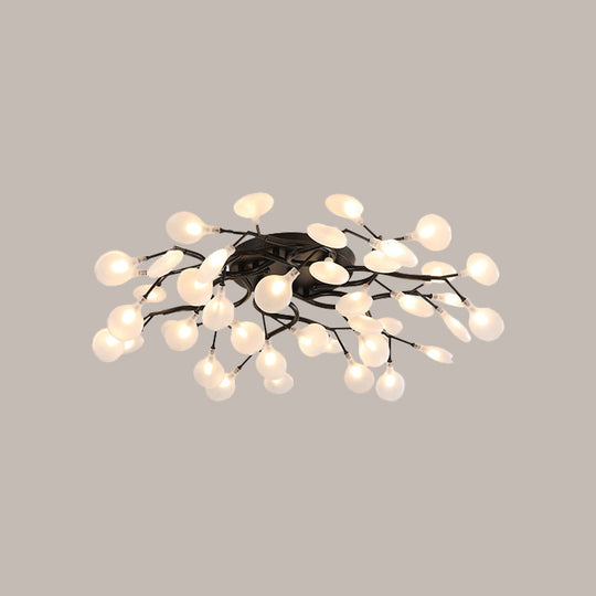 Contemporary Firefly Flush Mount Led Ceiling Light For Living Rooms