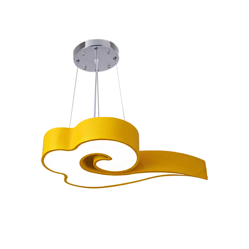 Cloud Ceiling Chandelier Led Hanging Light In Multiple Colors For Childrens Room 18/22.5 Wide