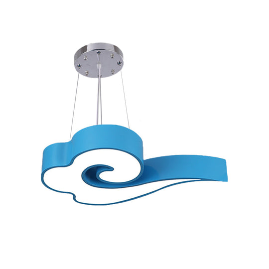 Cloud Ceiling Chandelier Led Hanging Light In Multiple Colors For Childrens Room 18/22.5 Wide