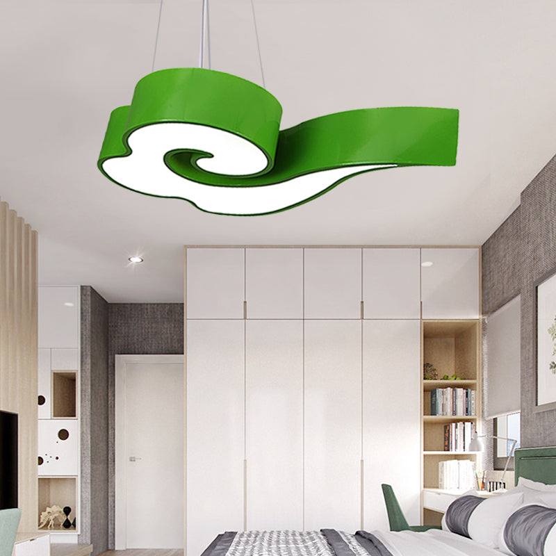 Cloud Ceiling Chandelier Led Hanging Light In Multiple Colors For Childrens Room 18/22.5 Wide