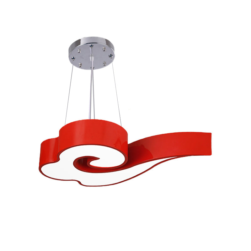 Cloud Ceiling Chandelier Led Hanging Light In Multiple Colors For Childrens Room 18/22.5 Wide