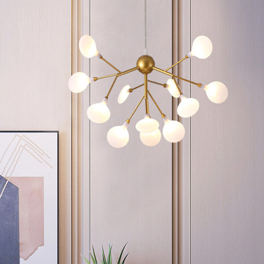 Firefly Chandelier: Minimalist Led Acrylic Suspension Light For Clothing Shops