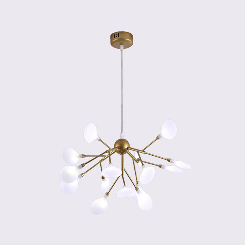 Firefly Chandelier: Minimalist Led Acrylic Suspension Light For Clothing Shops