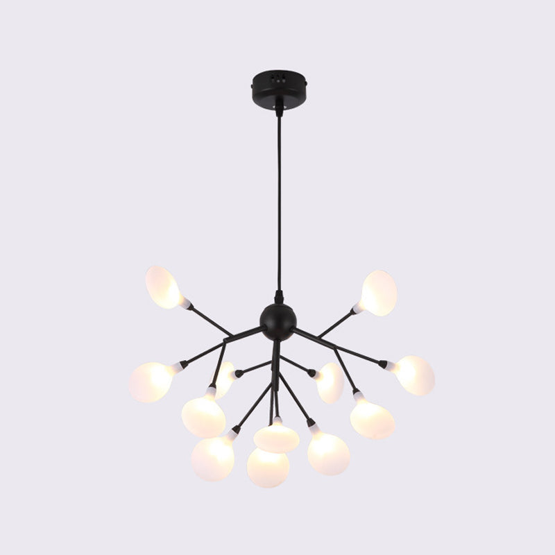 Firefly Chandelier: Minimalist Led Acrylic Suspension Light For Clothing Shops