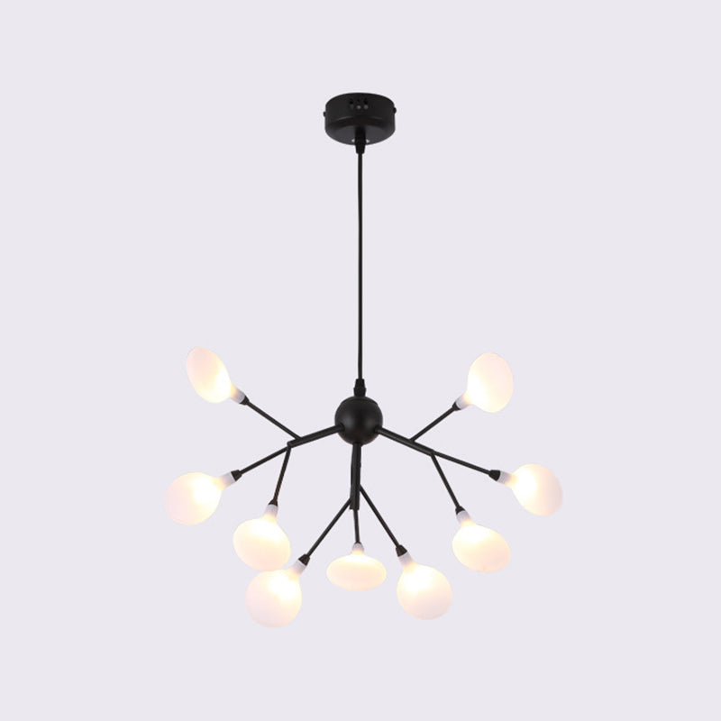 Firefly Chandelier: Minimalist Led Acrylic Suspension Light For Clothing Shops