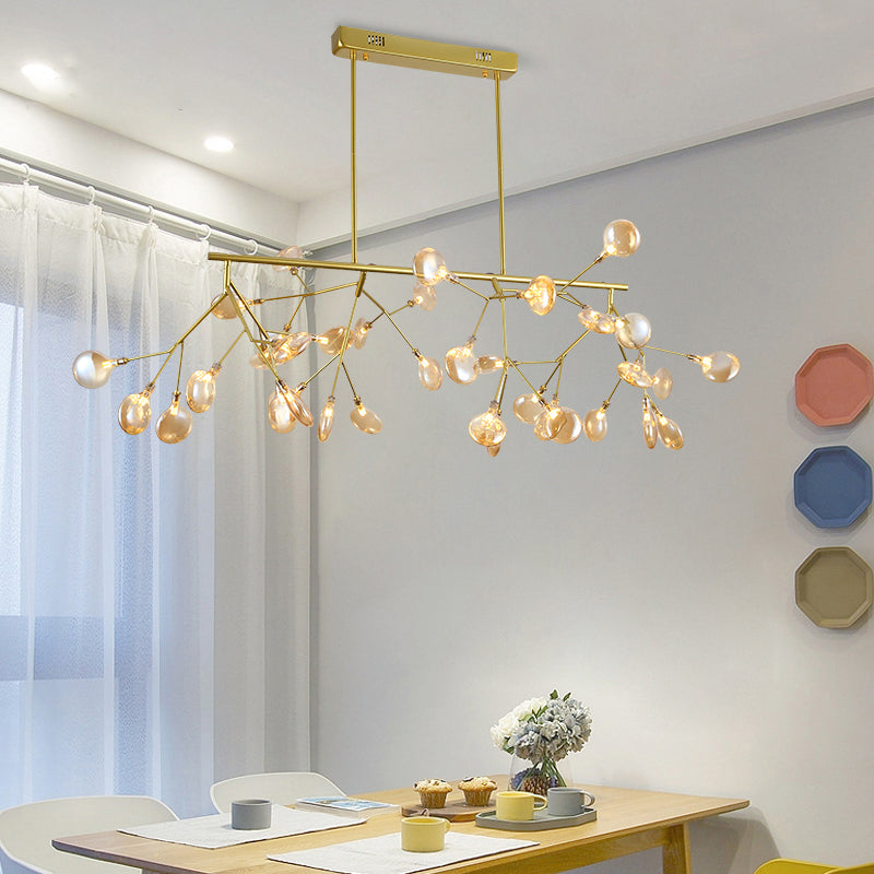 Contemporary Heracleum Island Pendant Light For Modern Dining Rooms