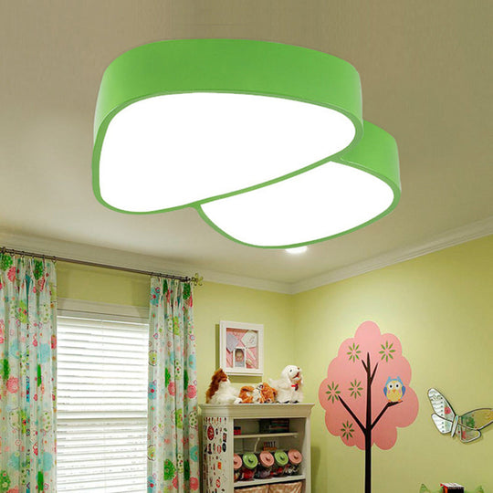 Modern Acrylic LED Mushroom Baby Ceiling Light - Lovely Flush Bedroom Lamp