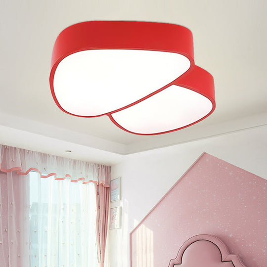 Modern Acrylic LED Mushroom Baby Ceiling Light - Lovely Flush Bedroom Lamp