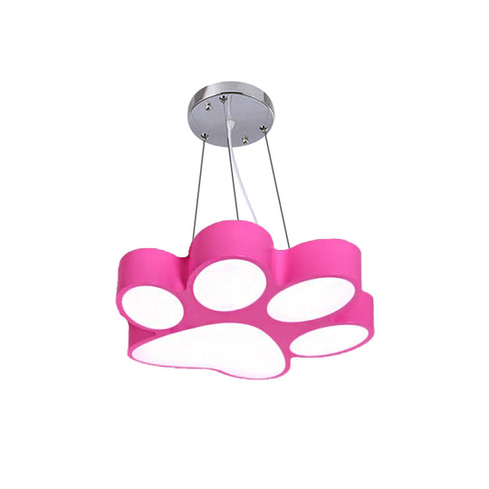 Cartoon Dog Paw Led Pendant Bathroom Light