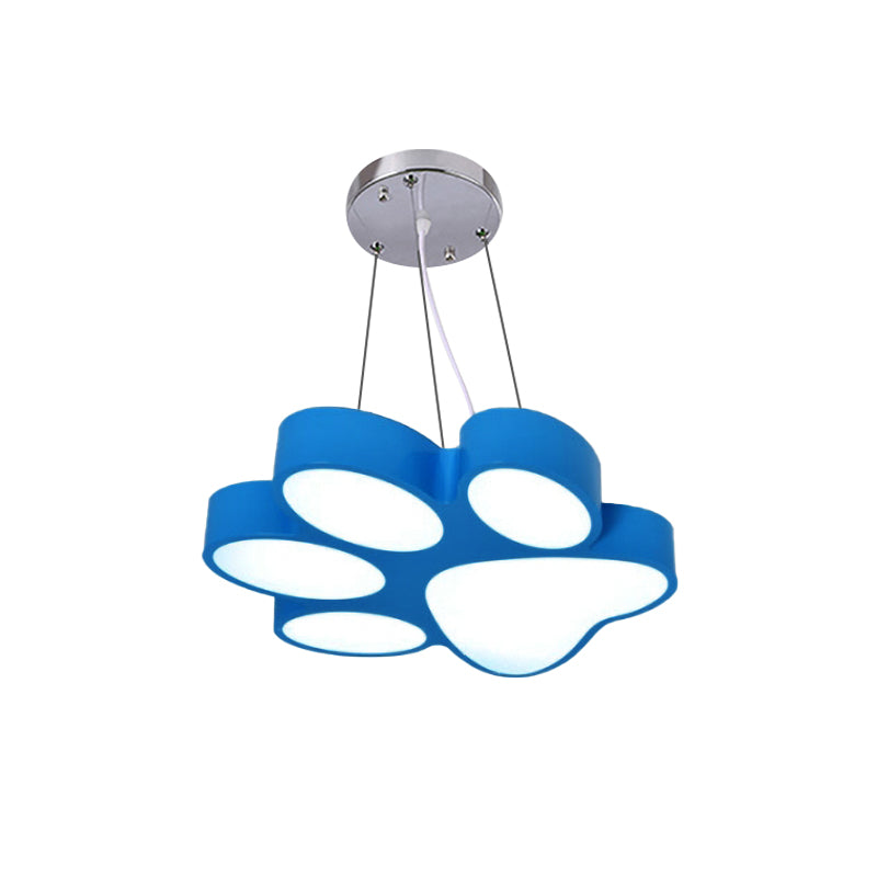 Cartoon Dog Paw Led Pendant Bathroom Light