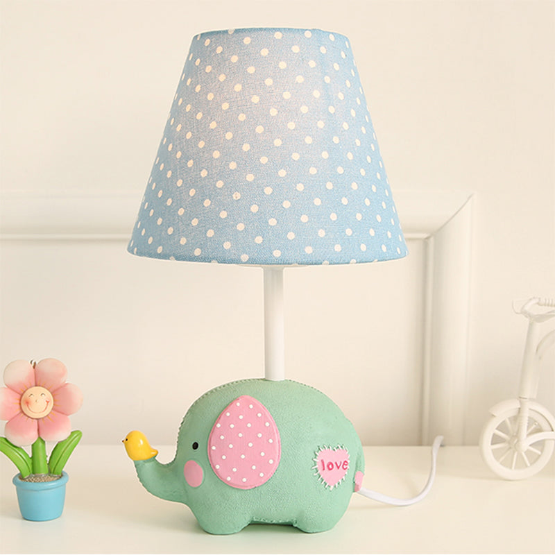 Adorable Fat Elephant Desk Light - Perfect Study For Baby Bedroom! Blue / B