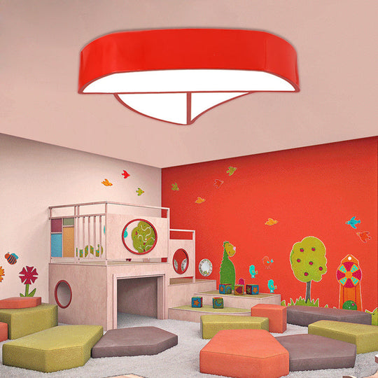 Cartoon Ship LED Ceiling Flush Mount Light for Nursing Room or Kitchen