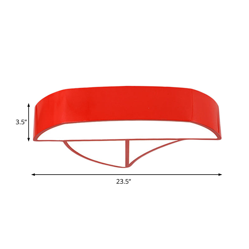 Plafonnier LED encastrable en forme de bateau de dessin animé pour salle d'allaitement ou cuisine