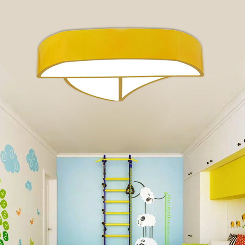 Cartoon Ship LED Ceiling Flush Mount Light for Nursing Room or Kitchen