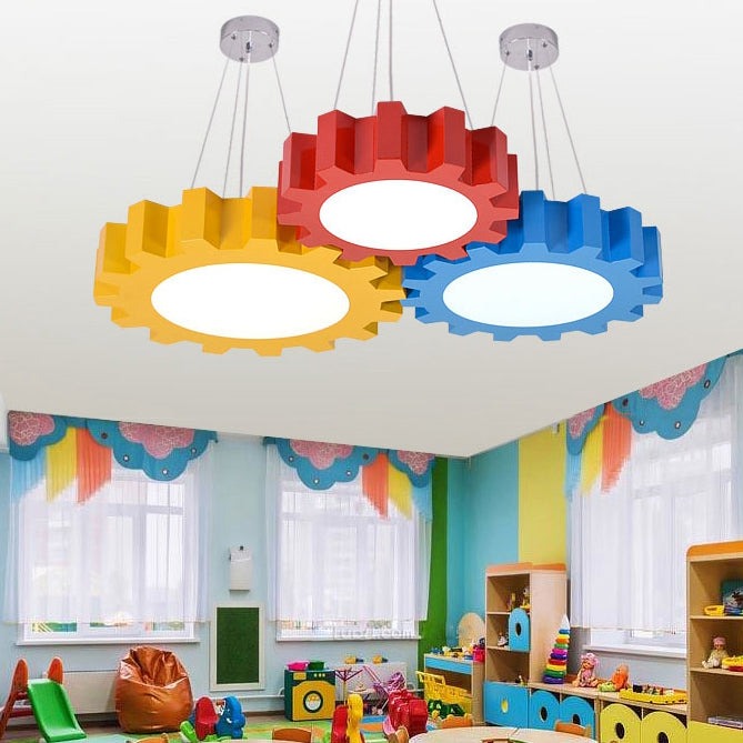 Colorful Led Pendant Light For Kindergarten Classroom Or Playroom