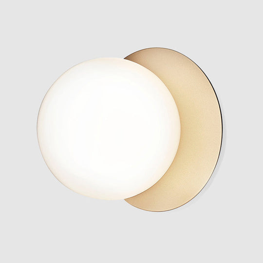 Contemporary Glass LED Flush Mount Ceiling Light - Stylish Lighting for Corridor