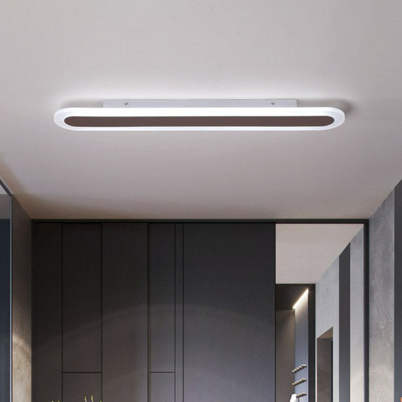 Ultra Thin Led Flush Mount - Minimalist Acrylic Lighting For Living Room