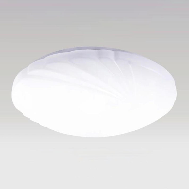 Modern Round Flush Ceiling Light With Acrylic Design - Led Mount Fixture