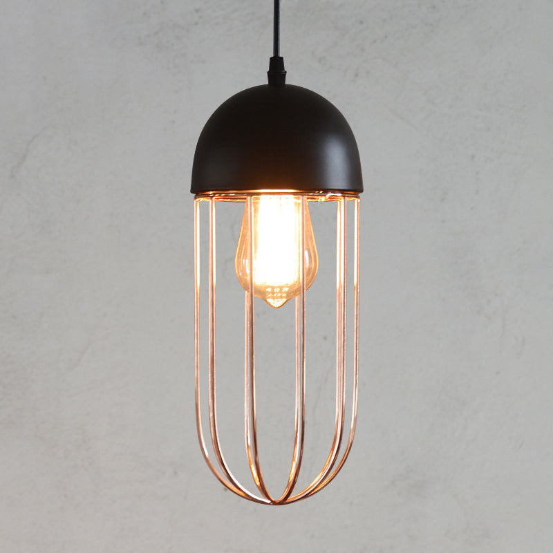 Nordic Style Geometric Metal Pendant Light for Restaurants