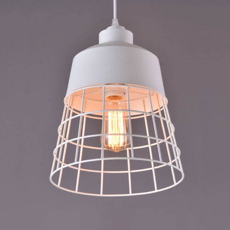 Nordic Style Geometric Metal Pendant Light for Restaurants