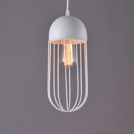 Nordic Style Geometric Metal Pendant Light for Restaurants