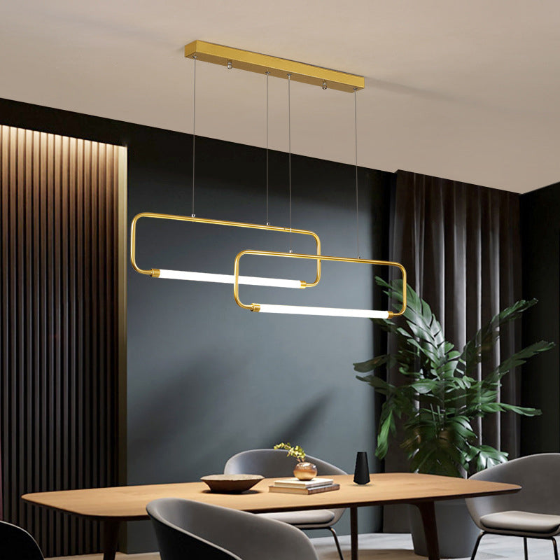 Minimalist Geometric Led Dining Room Pendant Light