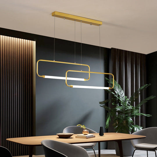 Minimalist Geometric Led Dining Room Pendant Light