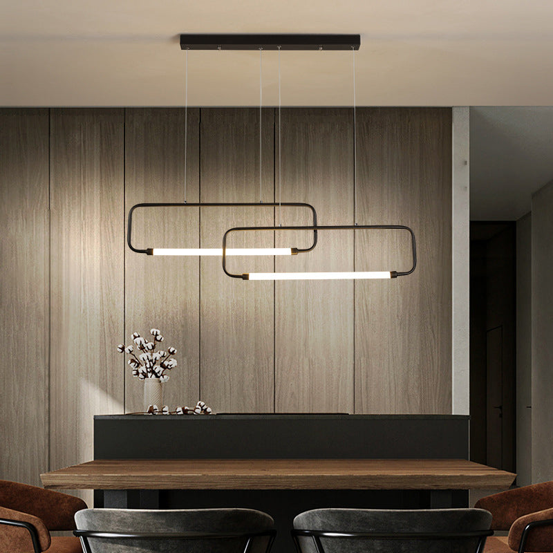 Minimalist Geometric Led Dining Room Pendant Light