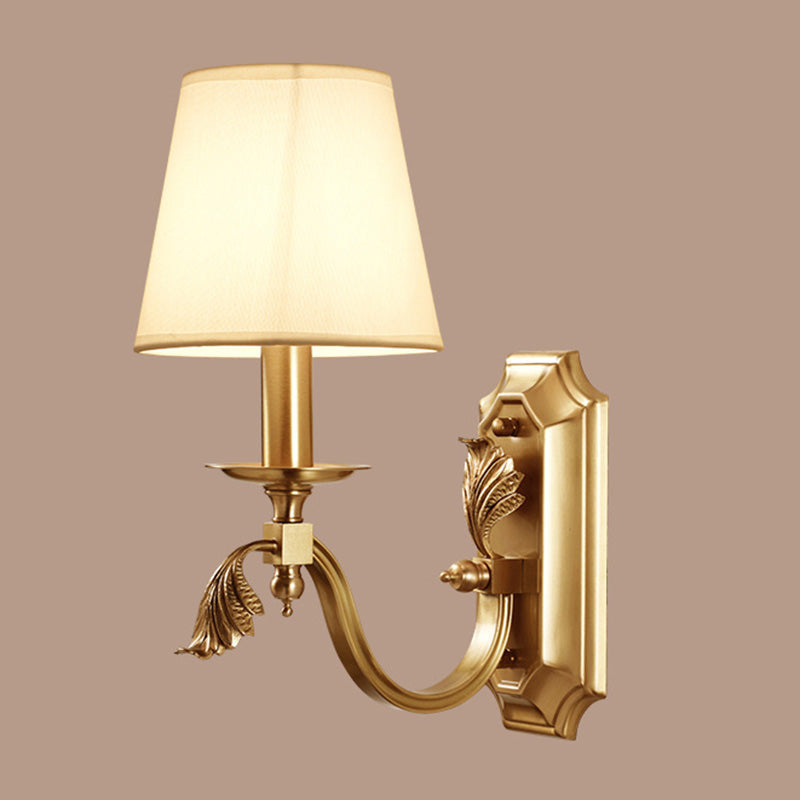 Gold Minimalist Candlestick Wall Sconce For Entryway