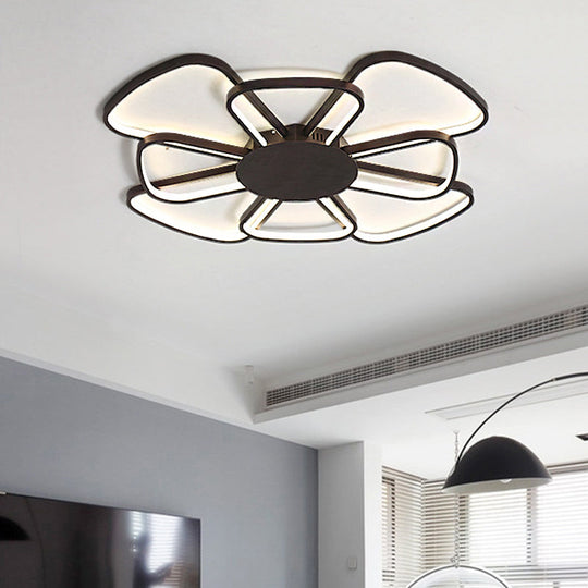 Windmill LED Flush Mount Ceiling Lamp for Living Room - Beautiful Acrylic Lighting